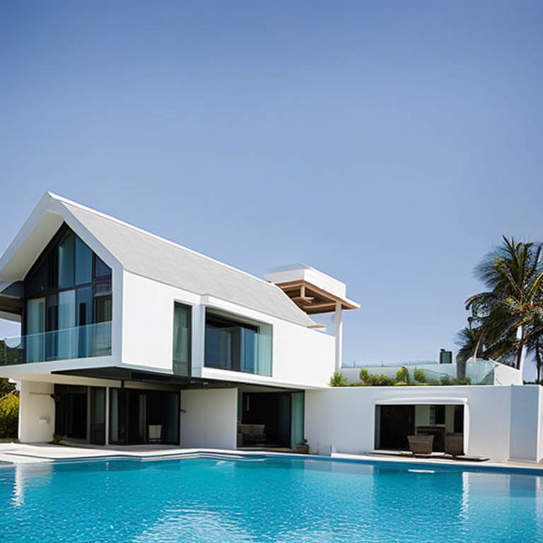 2023-03-21 16-35-40 - a modern beach luxury house with landscape design and pool